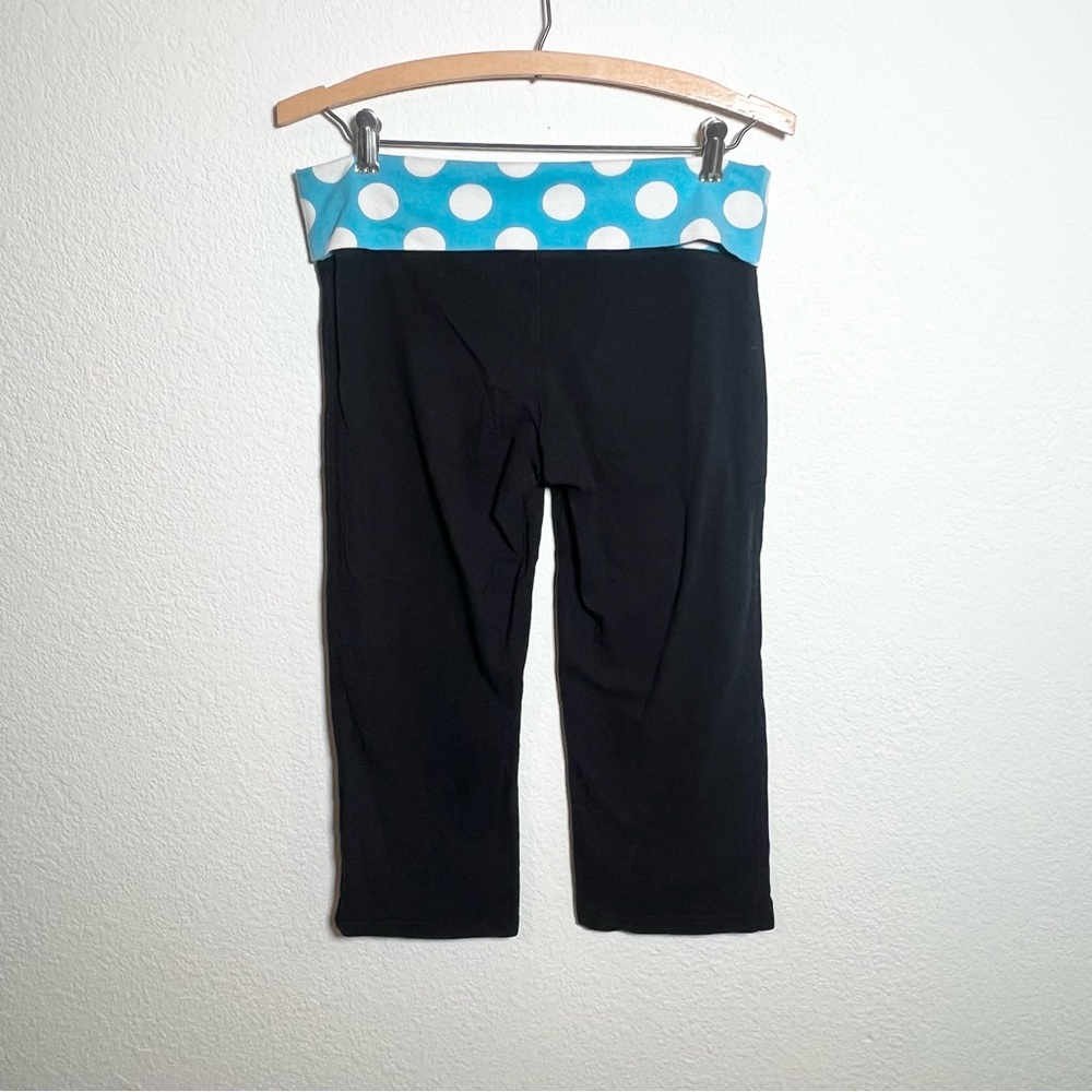 Y2K 2000s mcbling polkadot fold over yoga pants